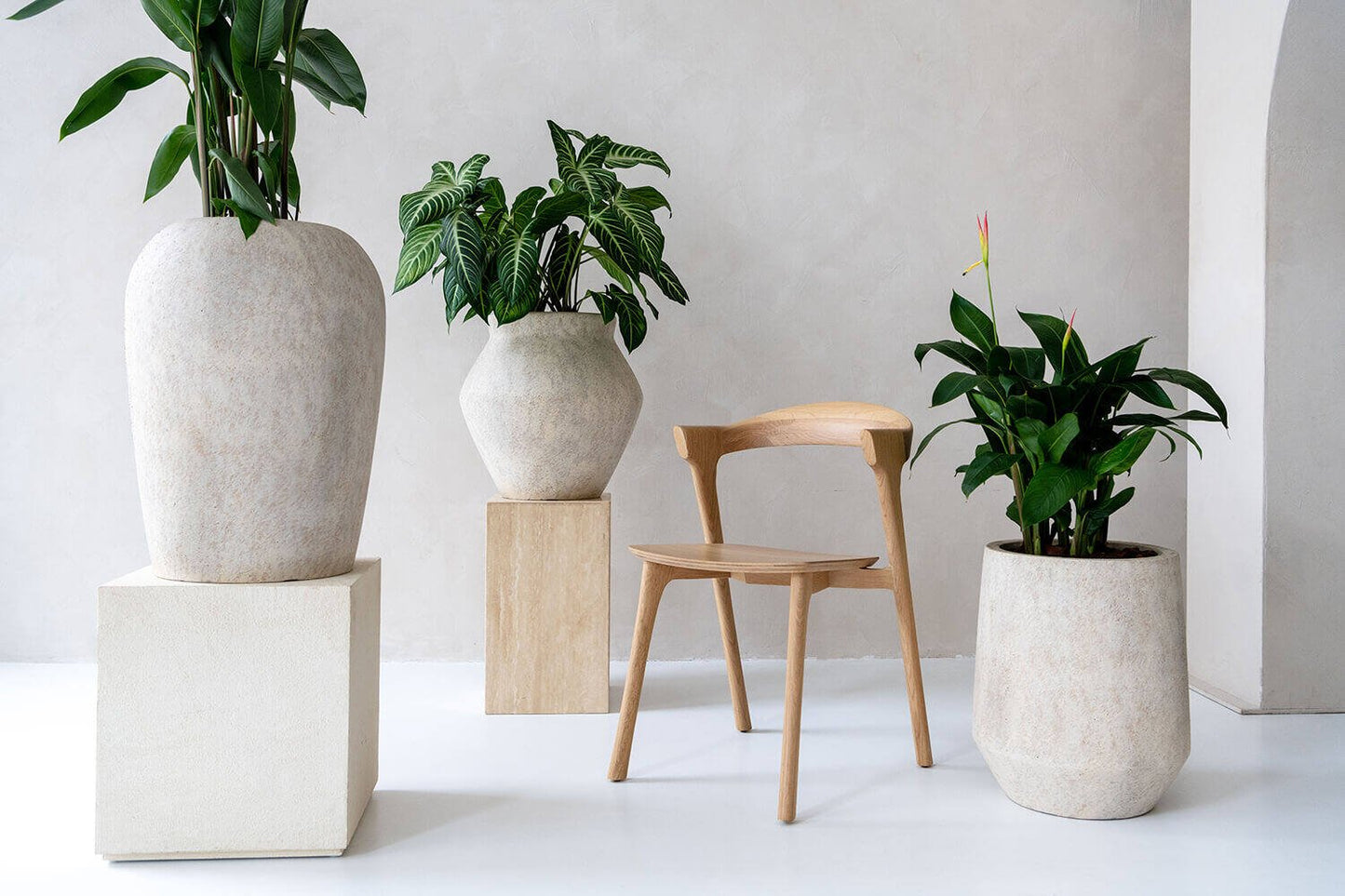 RUBY XL - NATURAL VASE - BEIGE INTERIOR