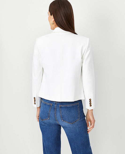 Le blazer Newbury en tricot sergé