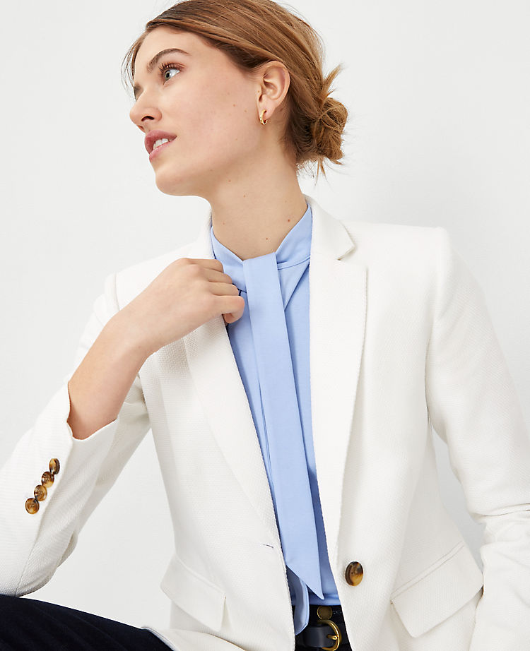 The Greenwich Blazer in Pique