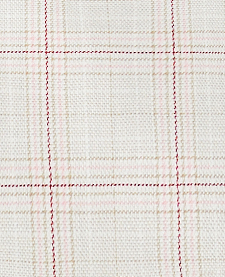 Le pantalon cheville Eva à carreaux - Coupe galbée