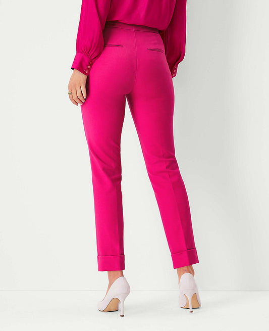Le pantalon cheville Eva taille haute