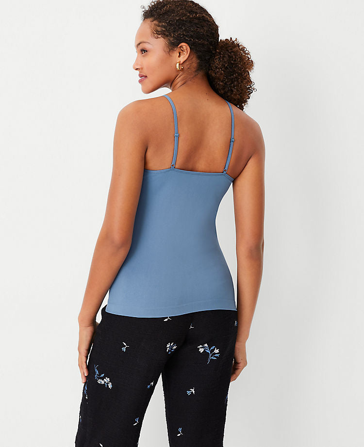 Nahtloses Camisole mit Rundhalsausschnitt