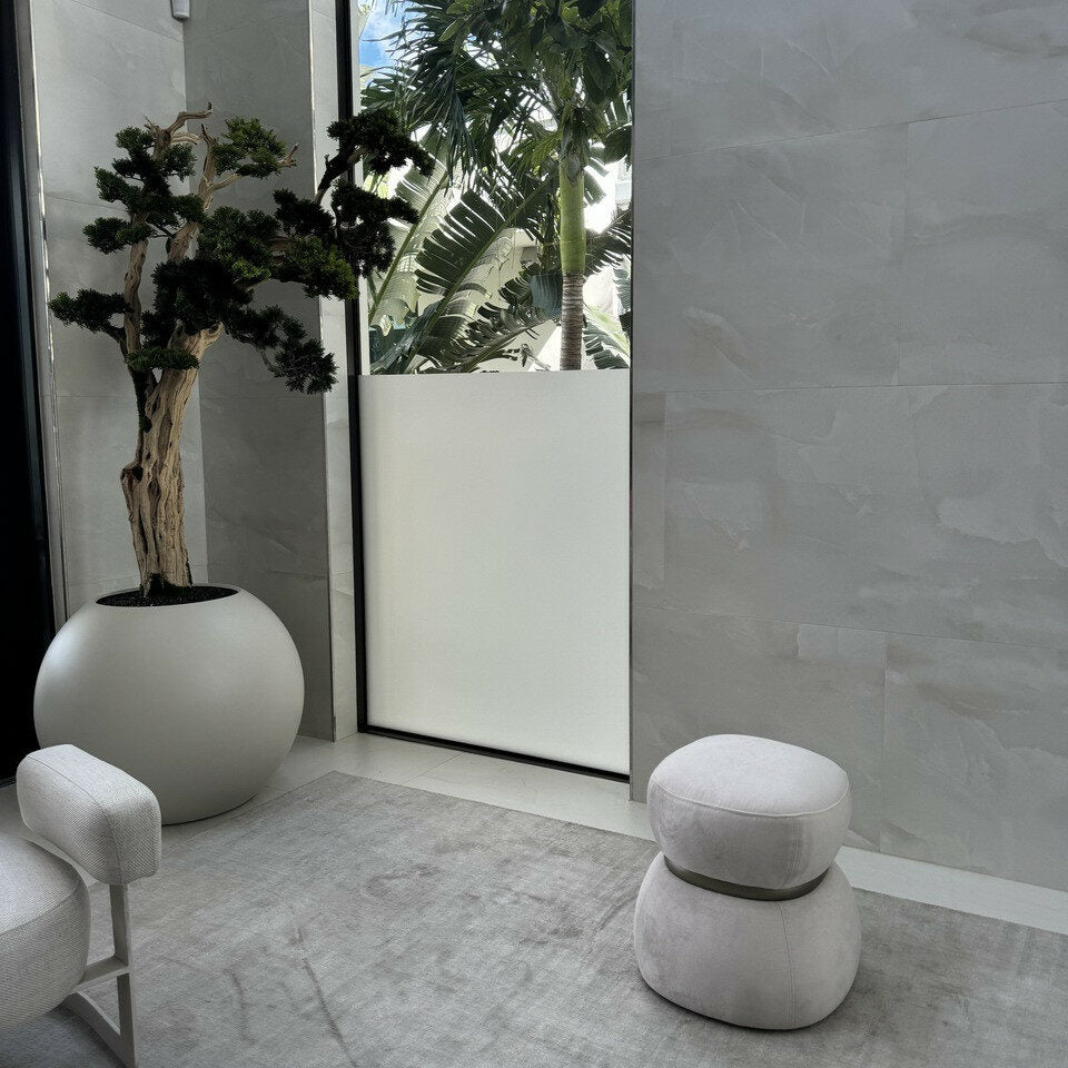 Trees and Plants Trailing Bonsai in 30 Satin Beige Globe