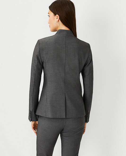 Le blazer découpé bi-stretch
