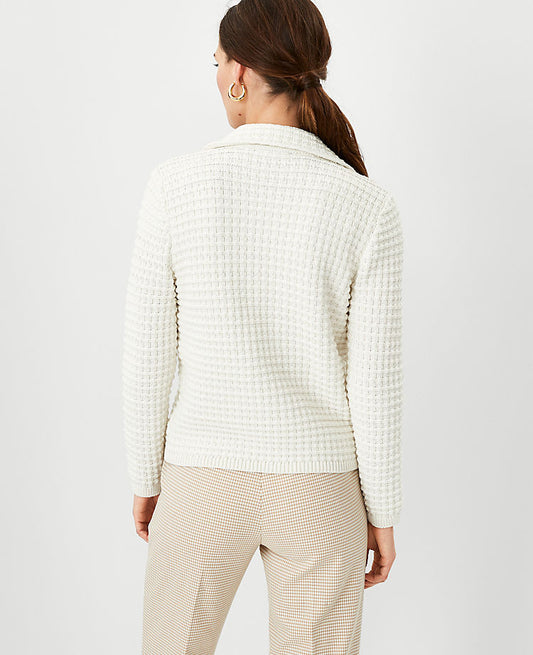 Veste-pull texturée