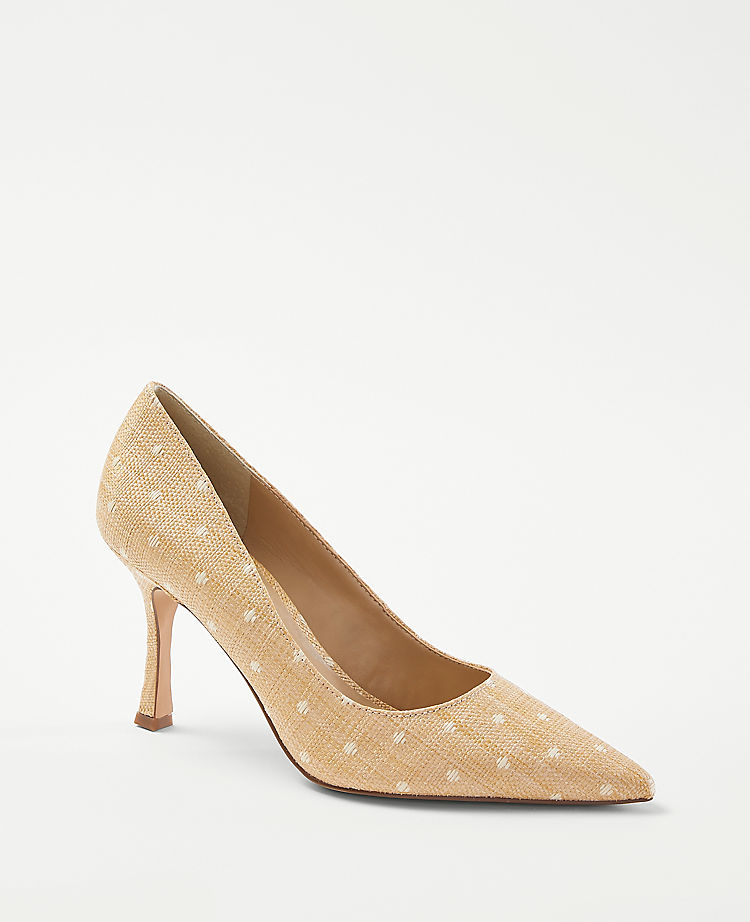Mila Polka Dot Strohpumps