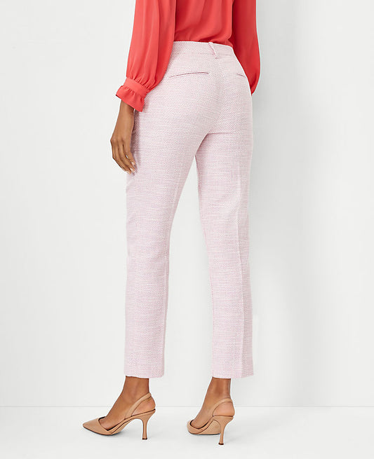 Le pantalon cheville Eva texturé