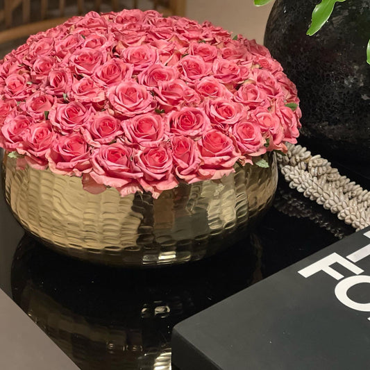 Small Roberi Bowl with Roses