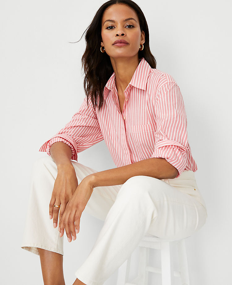 Chemise oversize rayée