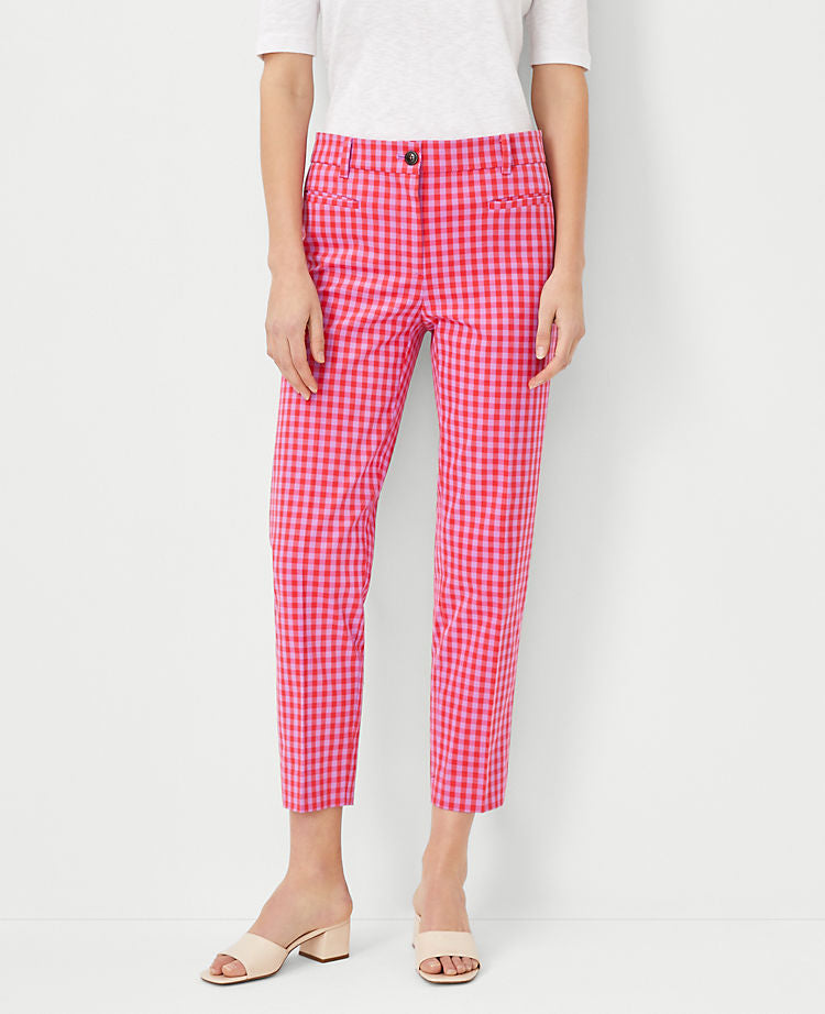Die karierte Hose aus Baumwolle