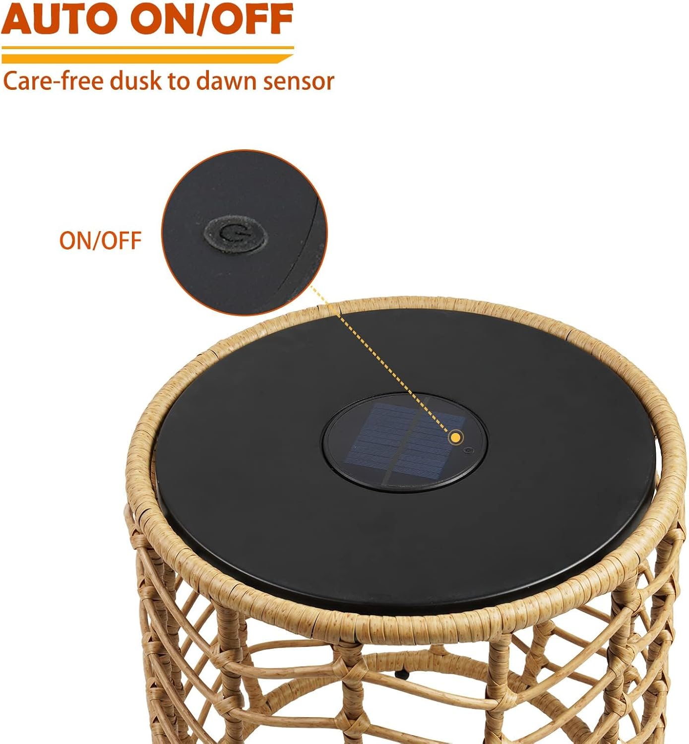 Solar Yard Boho Solar Nesting Tables