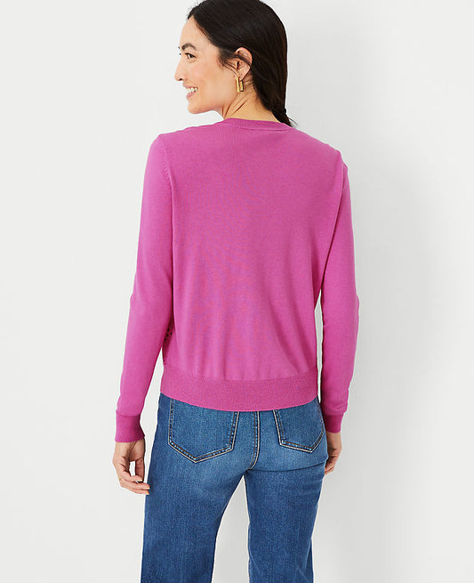 Gilet Ann à œillets et techniques mixtes