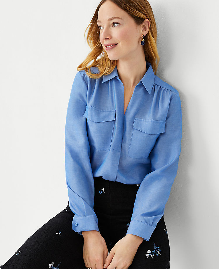 Chambray Camp-Hemd