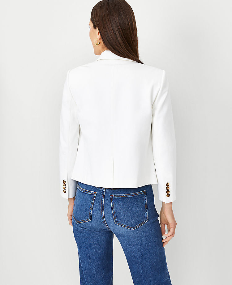 The Newbury Blazer in Knit Twill