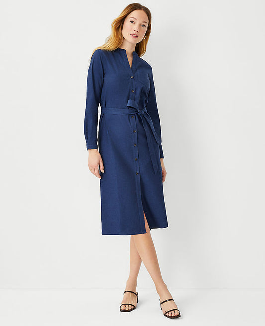 Jeanshemdkleid mit Taschen