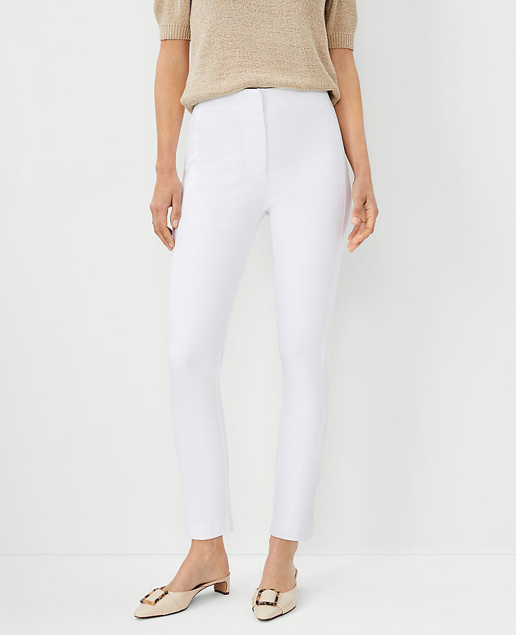 Die Audrey Cropped-Hose aus Stretch-Baumwolle