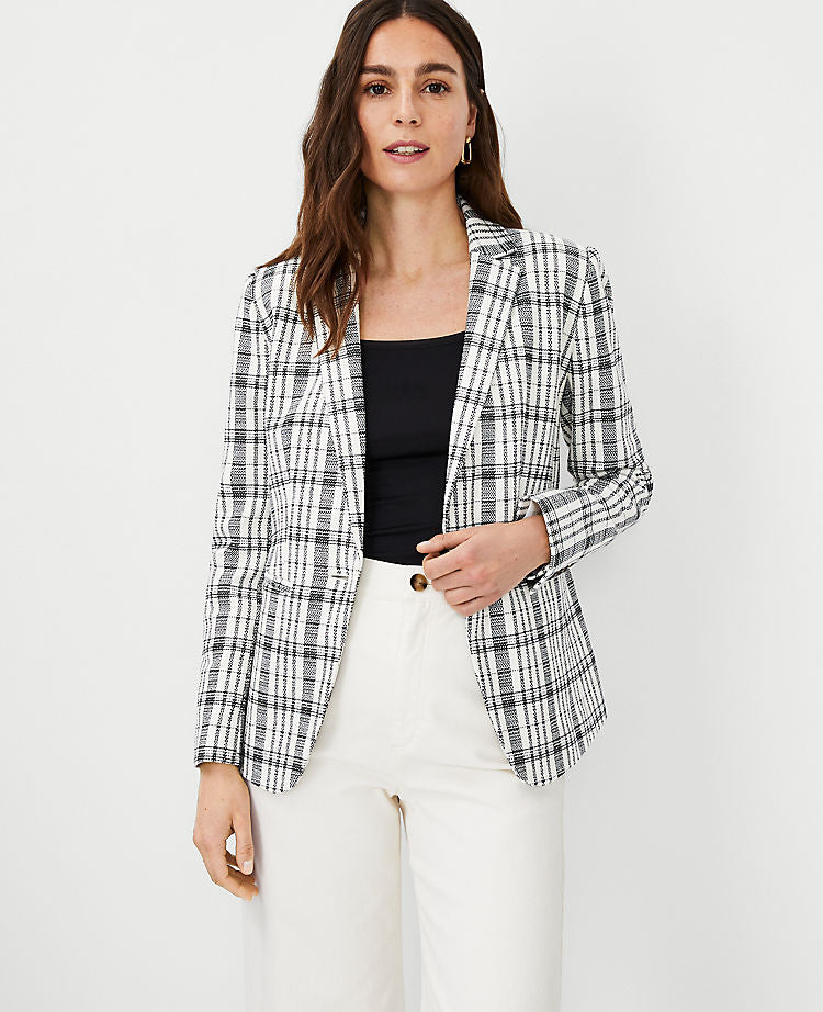 Der Hutton-Blazer im Karomuster