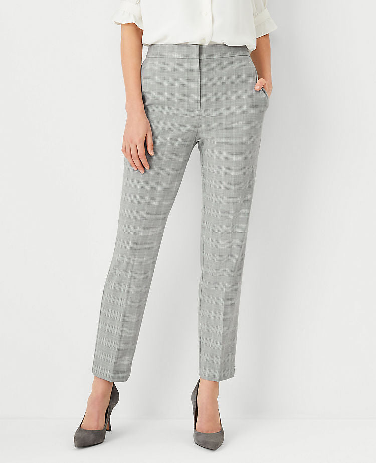 Le pantalon écourté Eva à carreaux