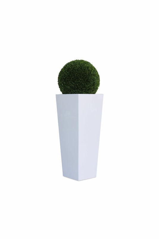 Topiaire de 20 po avec grand vase en fibre de verre Beau