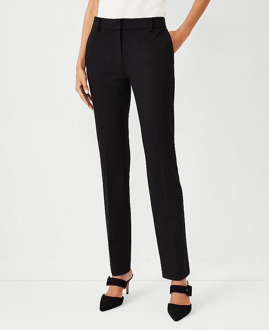 Le pantalon droit en maille Sophia