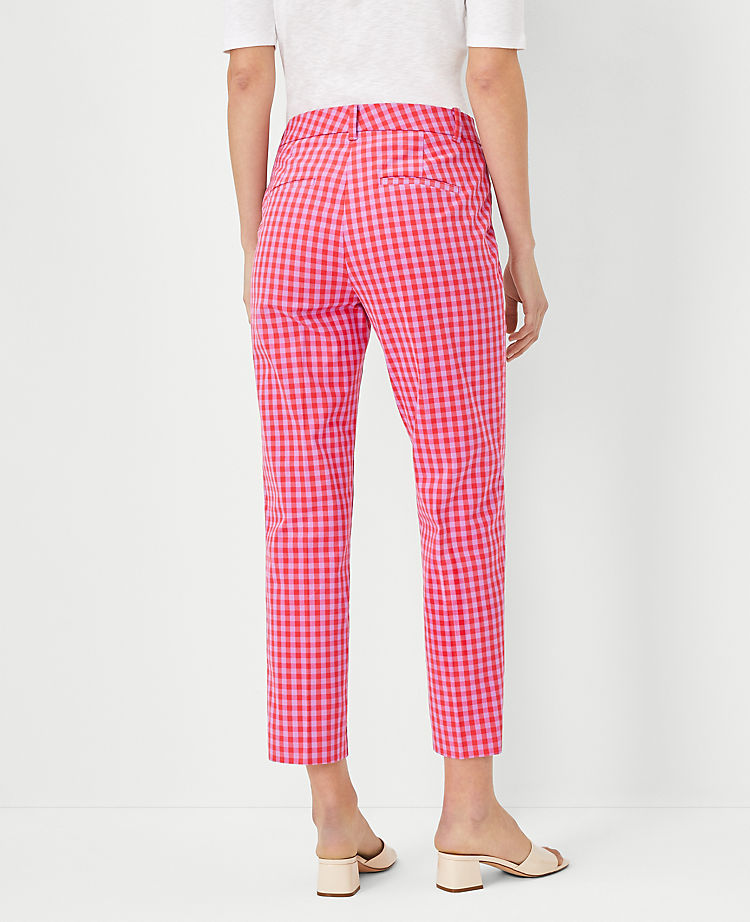 Die karierte Hose aus Baumwolle