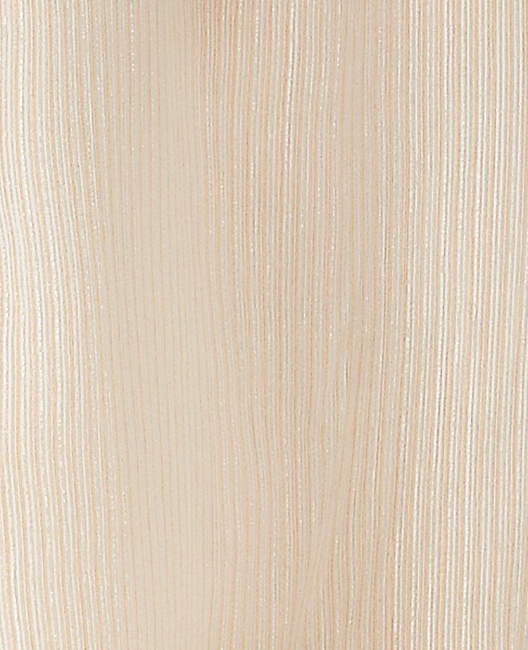 Plisse-Rüschen-Oberteil mit Metallic-Streifen