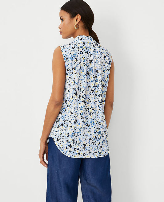 Chemise Aloha Florale sans Manches
