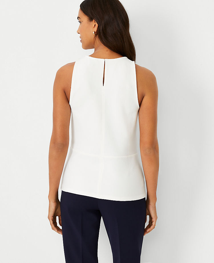 Strukturiertes Neckholder-Top