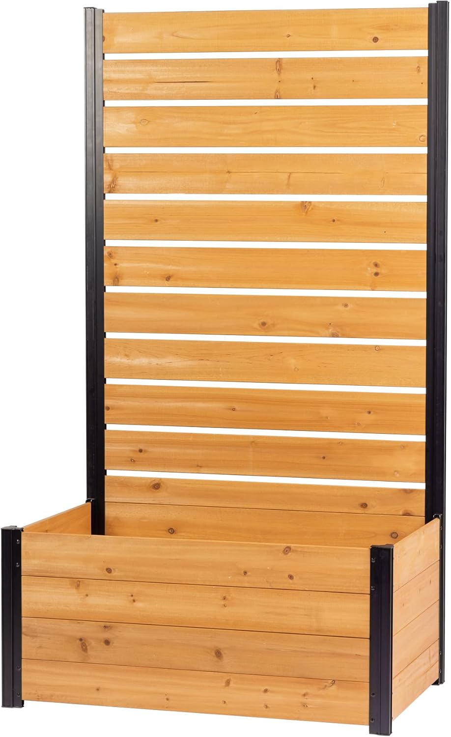 ??Planter boxes with trellis privacy screen