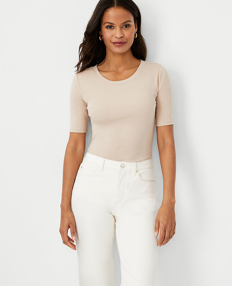 T-shirt en coton stretch