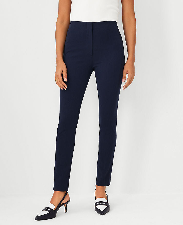 Die Audrey Cropped-Hose aus Stretch-Baumwolle