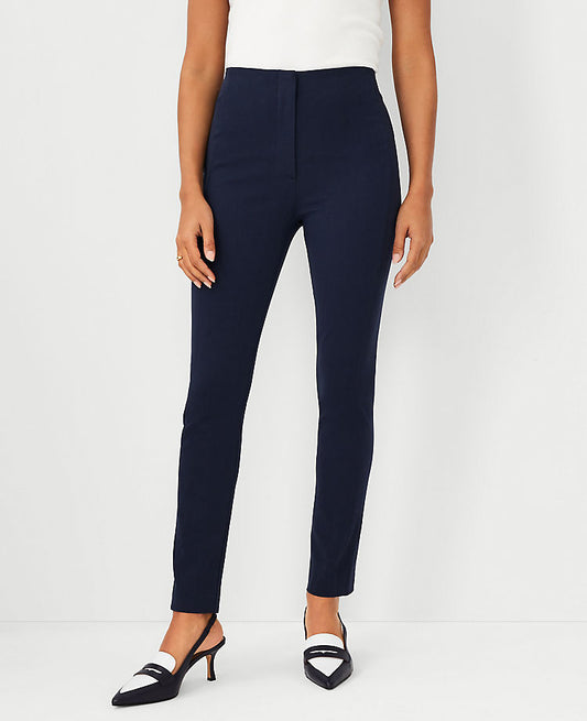 Le pantalon court Audrey en coton stretch