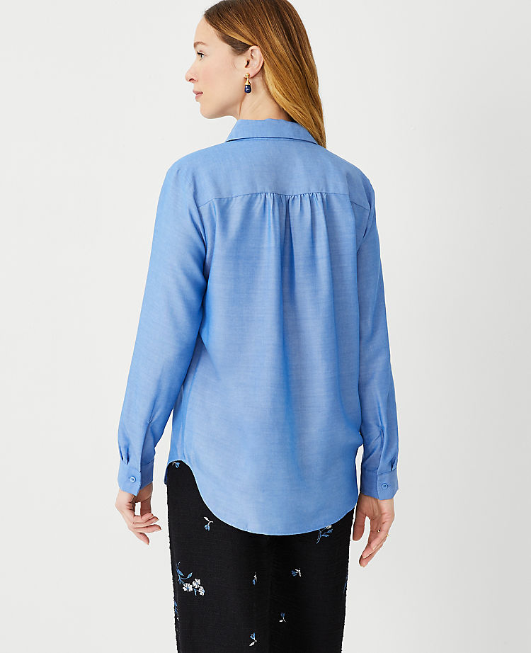 Chambray Camp-Hemd