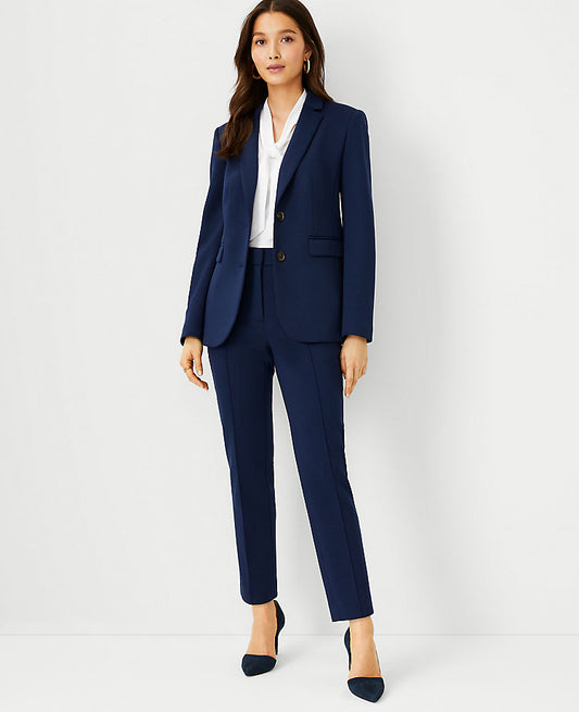 Le pantalon cheville Eva en maille double