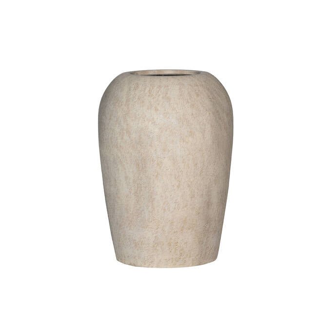 ZUMA M - NATURAL VASE - BEIGE INTERIOR