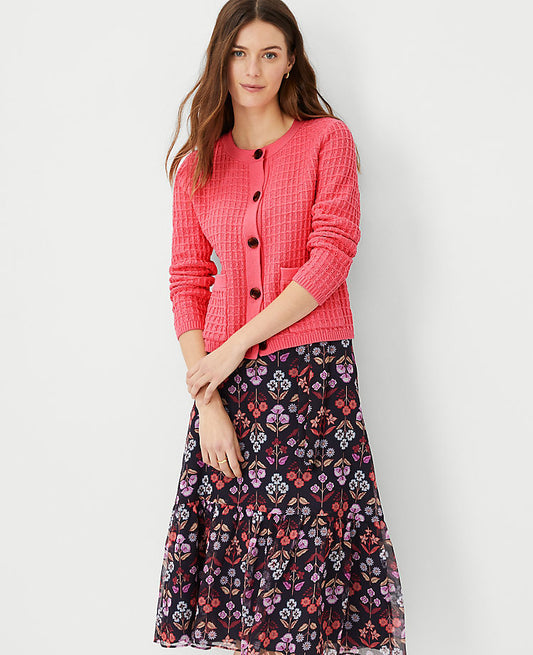 Veste-chandail en tweed