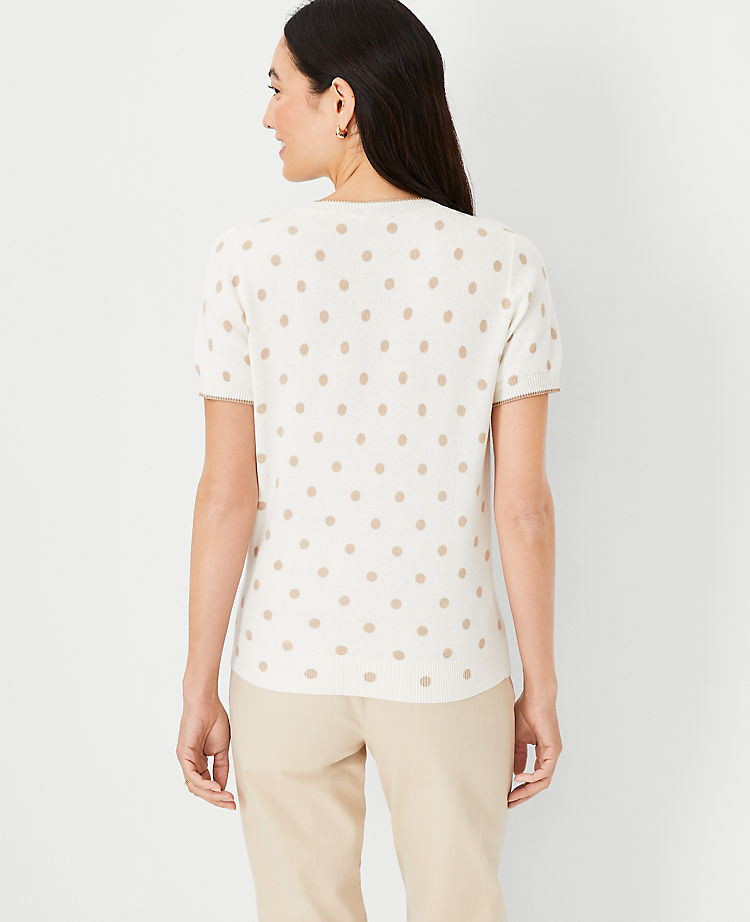 T-shirt pull à pois