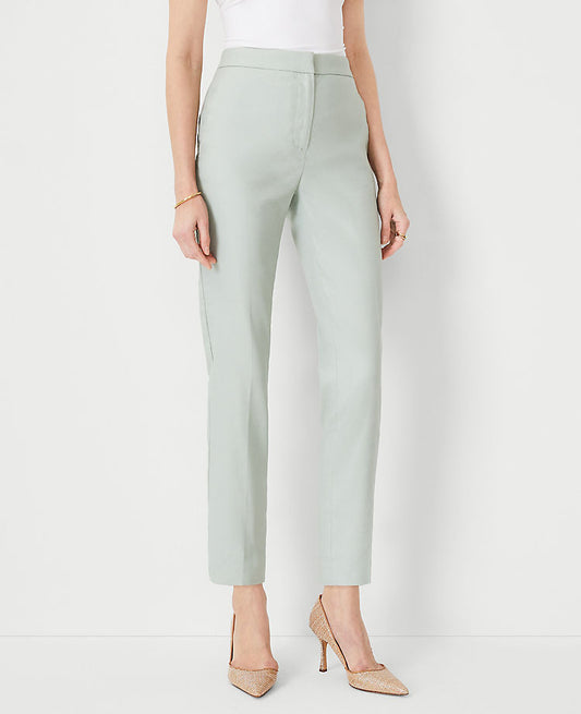 Le pantalon Eva en lin mélangé