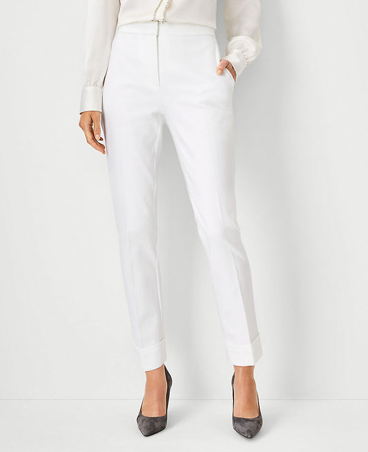 Le pantalon cheville Eva taille haute