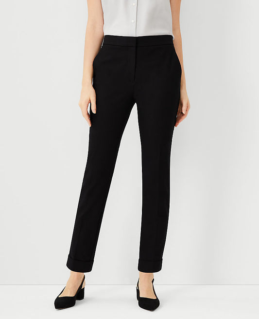 Le pantalon cheville Eva taille haute