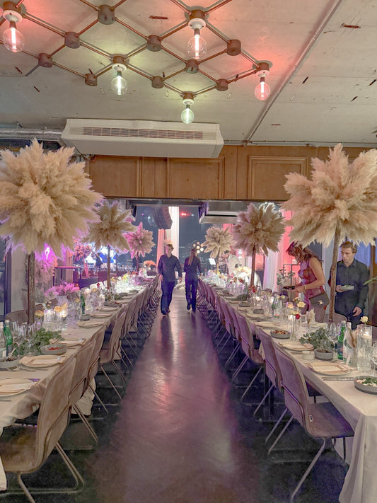 CENTERTREE - PAMPAS GRASS TABLE CENTERPIECE
