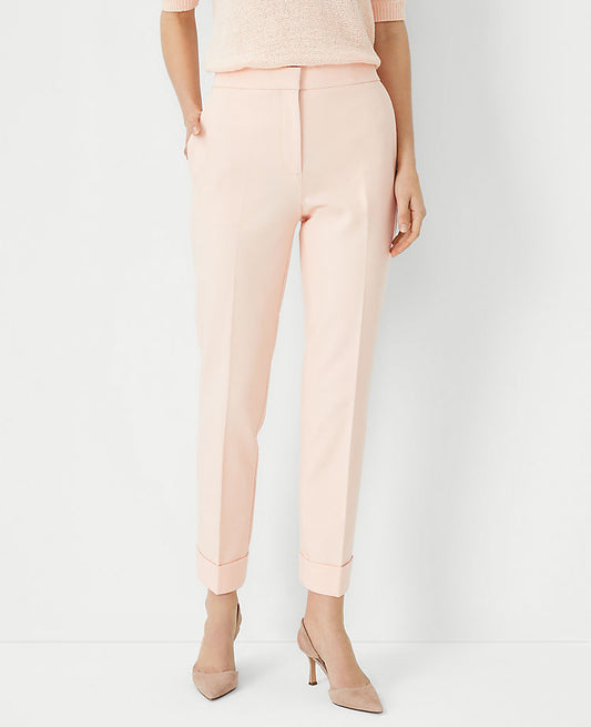 Le pantalon cheville Eva taille haute