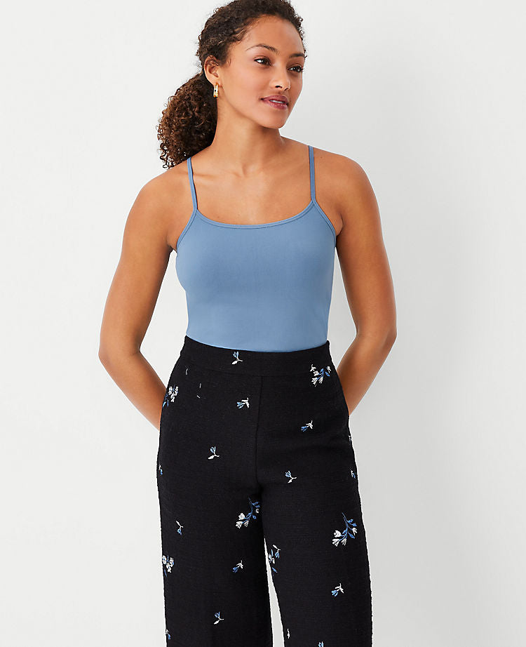 Nahtloses Camisole mit Rundhalsausschnitt