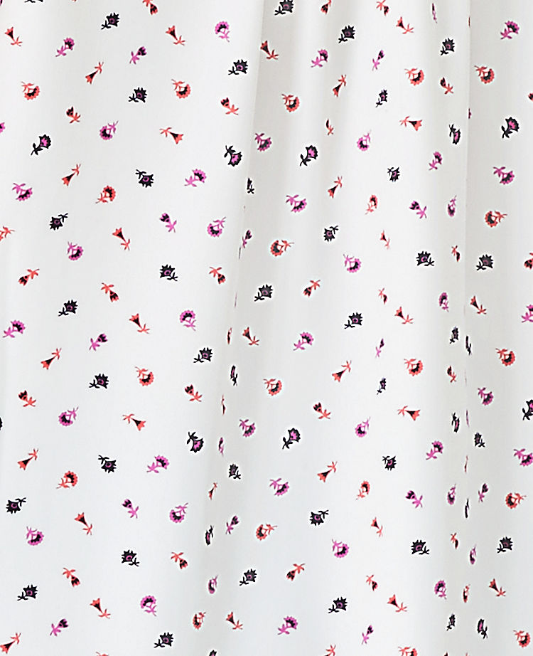 Chemise sans manches à motif floral