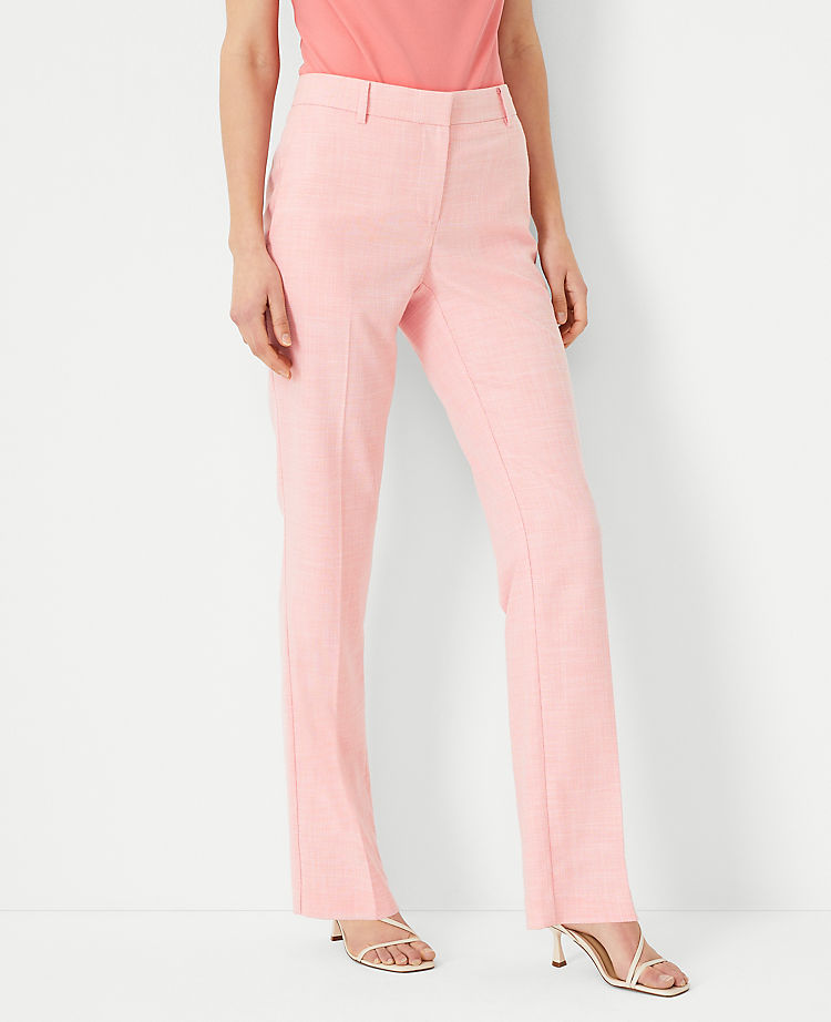 Die Sophia Straight Pant in Textur