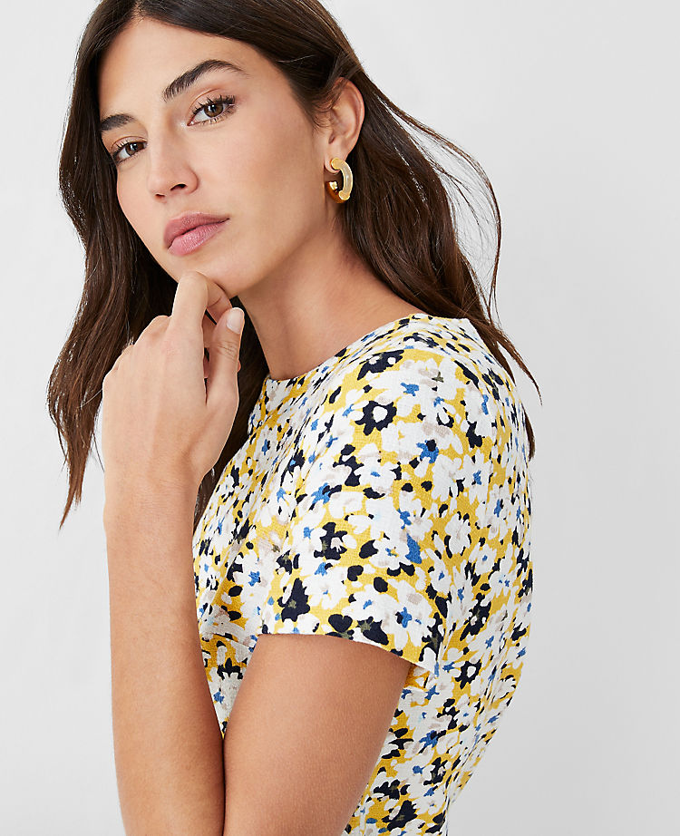 Floral Tee Shift Dress