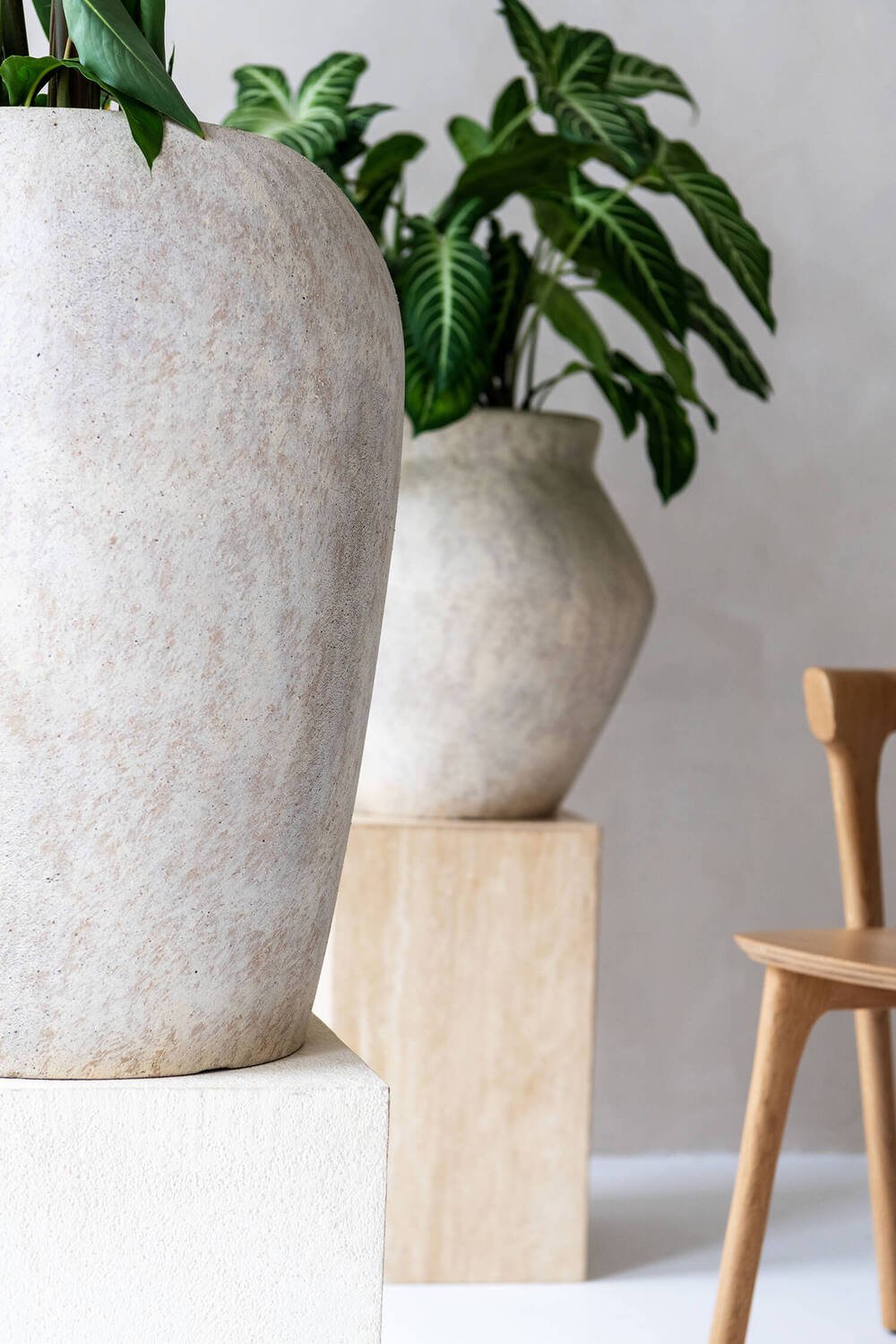 RUBY XL - VASE NATURE - INTÉRIEUR BEIGE