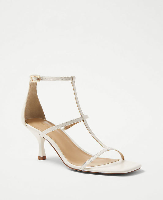 Sandales en cuir à trois brides