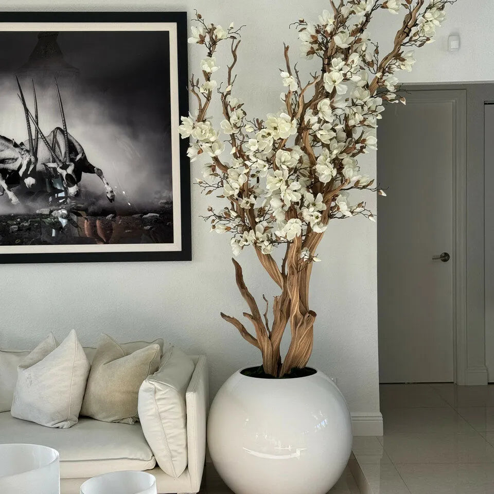 Home Artificial Flower Tree Decoration (with a flower pot)
