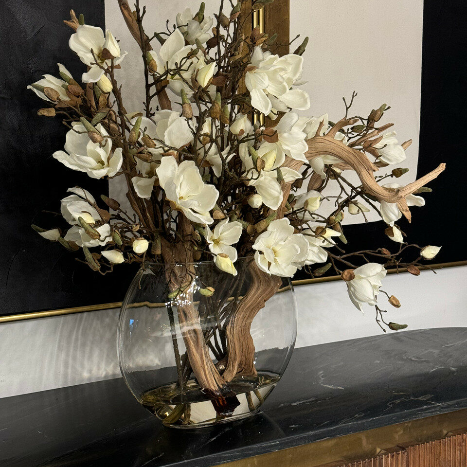 Most popular 16 moon vase with magnolias